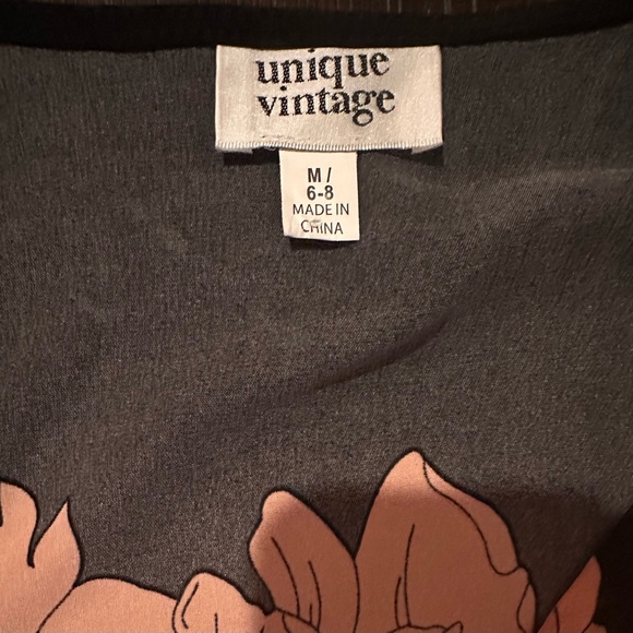 🌟NEW🌟 Floral Retro Style Jumpsuit with Skirt Overlay - Picture 10 of 12